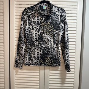 KEVAN HALL SPORT Leopard top